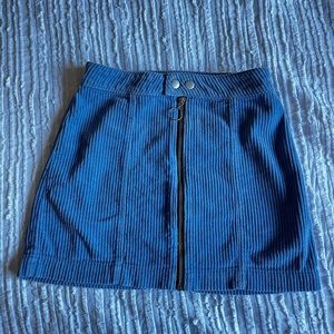 Pacsun Blue Corduroy Skirt Size 24